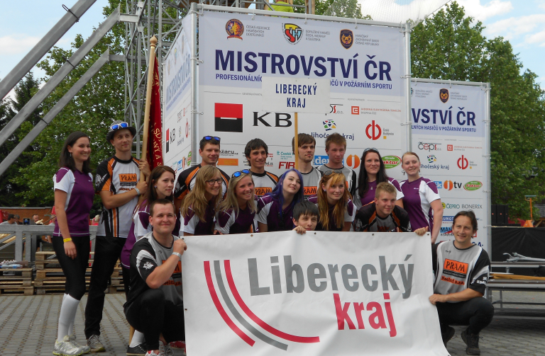 Karlinští dobrovolní hasiči reprezentovali Liberecký kraj na Mistrovství ČR v požárním sportu